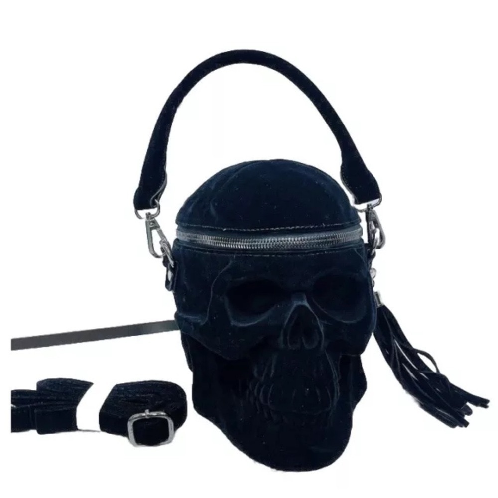 Killstar Grave Digger Skull Handbag